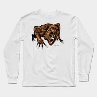 Werewolf White Strand Long Sleeve T-Shirt